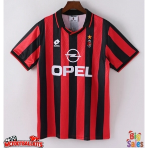 AC Milan 1995-1996 Retro Home Shirt Men Short Sleeve
