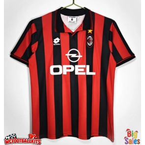 AC Milan 1996-1997 Retro Home Shirt Men Short Sleeve