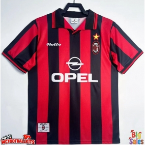 AC Milan 1997-1998 Retro Home Shirt Men Short Sleeve