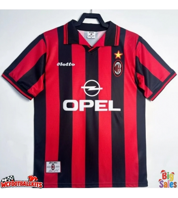 AC Milan 1997-1998 Retro Home Shirt Men Short Sleeve