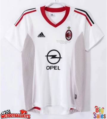 AC Milan 2002-2003 Retro Away Shirt Men Short Sleeve