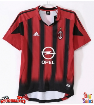 AC Milan 2004-2005 Retro Home Shirt Men Short Sleeve