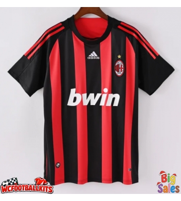 AC Milan 2008-2009 Retro Home Shirt Men Short Sleeve