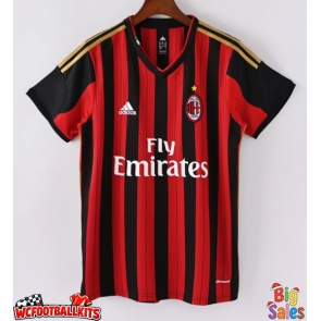 AC Milan 2013-2014 Retro Home Shirt Men Short Sleeve