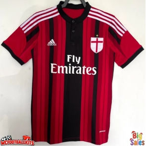 AC Milan 2014-2015 Retro Home Shirt Men Short Sleeve