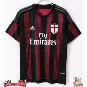 AC Milan 2015-2016 Retro Home Shirt Men Short Sleeve