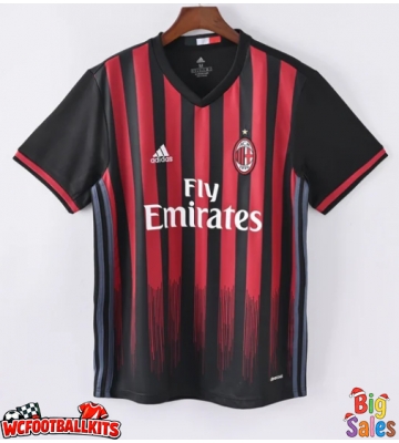 AC Milan 2016-2017 Retro Home Shirt Men Short Sleeve