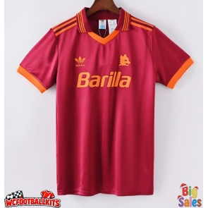 AS Roma 1992-1994 Retro Home Shirt Men Short Sleeve