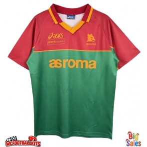 AS Roma 1995-1996 Retro Home Shirt Men Short Sleeve