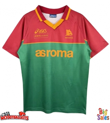 AS Roma 1995-1996 Retro Home Shirt Men Short Sleeve