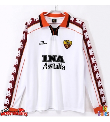AS Roma 1998-1999 Retro Away Shirt Men Long Sleeve