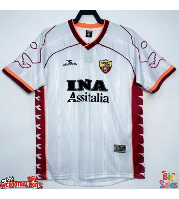 AS Roma 1999-2000 Retro Away Shirt Men Short Sleeve