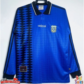 Argentina 1994 Retro Away Shirt Men Long Sleeve