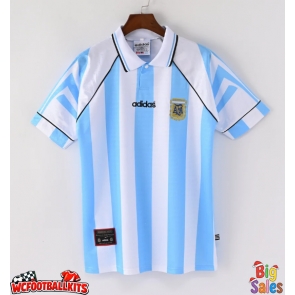 Argentina 1997 Retro Home Shirt Men Short Sleeve