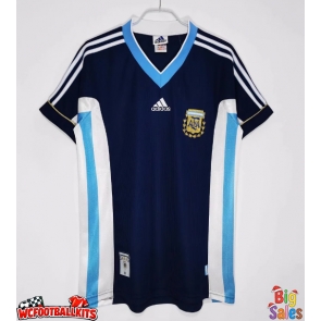 Argentina 1998 Retro Away Shirt Men Short Sleeve