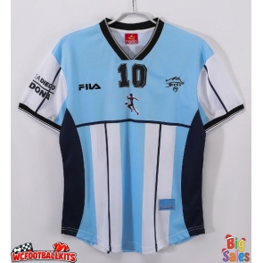 Argentina 2001 Retro Home Shirt Men Short Sleeve