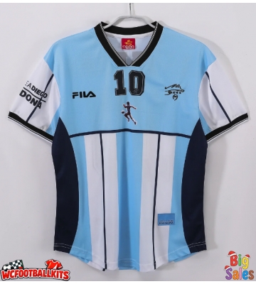 Argentina 2001 Retro Home Shirt Men Short Sleeve