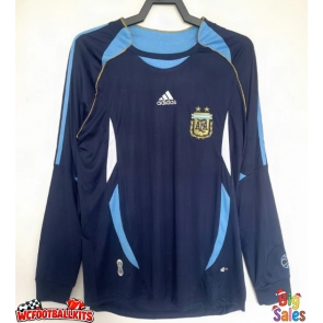 Argentina 2006 Retro Away Shirt Men Long Sleeve