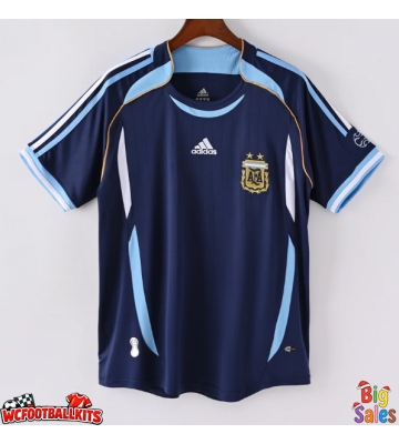 Argentina 2006 Retro Away Shirt Men Short Sleeve