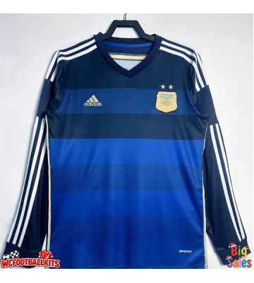 Argentina 2014 Retro Away Shirt Men Long Sleeve