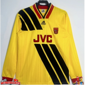 Arsenal 1993-1994 Retro Away Shirt Men Long Sleeve