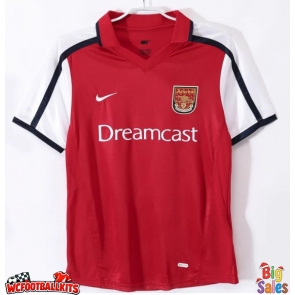 Arsenal 2001-2002 Retro Home Shirt Men Short Sleeve