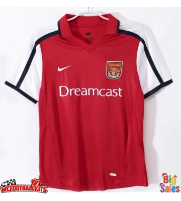 Arsenal 2001-2002 Retro Home Shirt Men Short Sleeve