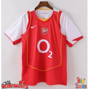 Arsenal 2004-2005 Retro Home Shirt Men Short Sleeve