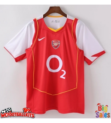 Arsenal 2004-2005 Retro Home Shirt Men Short Sleeve