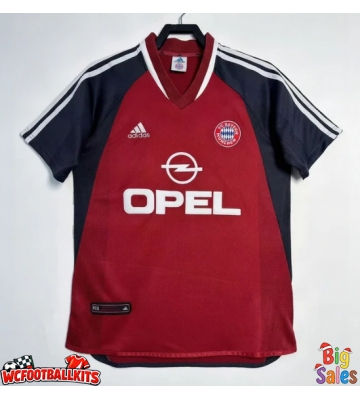 Bayern Munich 2001-2002 Retro Home Shirt Men Short Sleeve