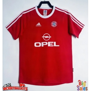 Bayern Munich 2001-2002 UEFA Retro Home Shirt Men Short Sleeve