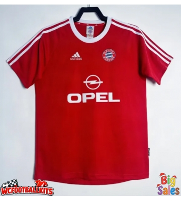 Bayern Munich 2001-2002 UEFA Retro Home Shirt Men Short Sleeve