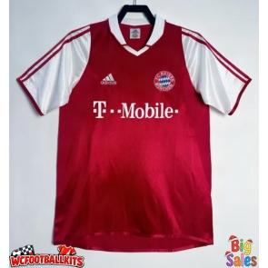 Bayern Munich 2003-2004 Retro Home Shirt Men Short Sleeve