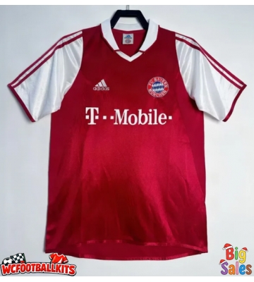 Bayern Munich 2003-2004 Retro Home Shirt Men Short Sleeve