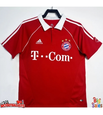 Bayern Munich 2006-2007 Retro Home Shirt Men Short Sleeve