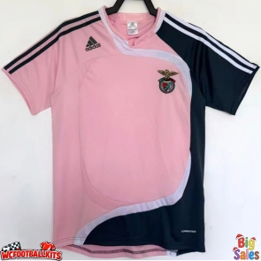 Benfica 2007-2008 Retro Away Shirt Men Short Sleeve