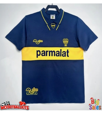 Boca Juniors 1993-1995 Retro Home Shirt Men Short Sleeve