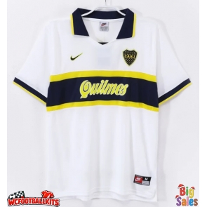 Boca Juniors 1996-1997 Retro Away Shirt Men Short Sleeve