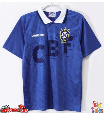 Brazil 1993-1994 Retro Away Shirt Men Short Sleeve