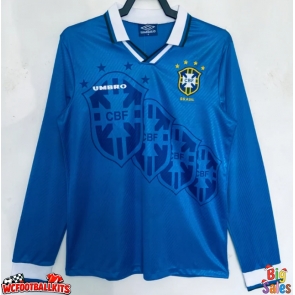 Brazil 1996 Retro Away Shirt Men Long Sleeve