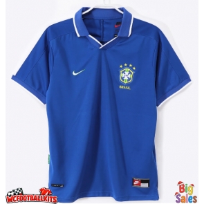 Brazil 1997 Retro Away Shirt Men Short Sleeve