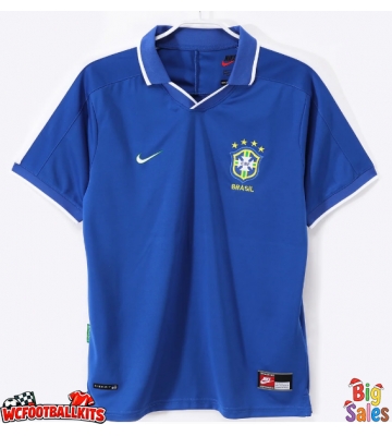 Brazil 1997 Retro Away Shirt Men Short Sleeve