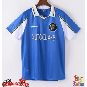 Chelsea 1997-1998 Retro Home Shirt Men Short Sleeve