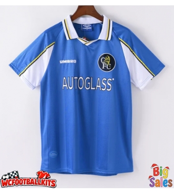 Chelsea 1997-1998 Retro Home Shirt Men Short Sleeve