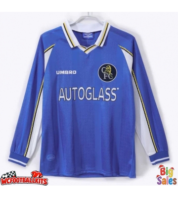 Chelsea 1997-1999 Retro Home Shirt Men Long Sleeve