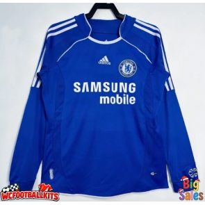 Chelsea 2006-2007 Retro Home Shirt Men Long Sleeve