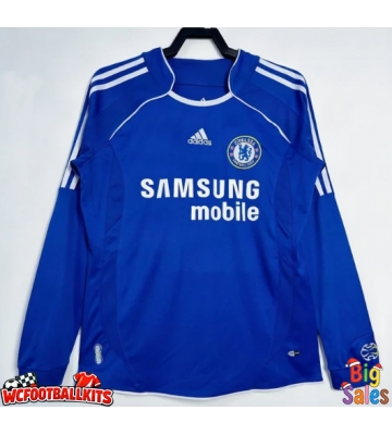 Chelsea 2006-2007 Retro Home Shirt Men Long Sleeve