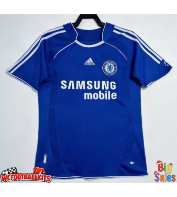 Chelsea 2006-2008 Retro Home Shirt Men Short Sleeve