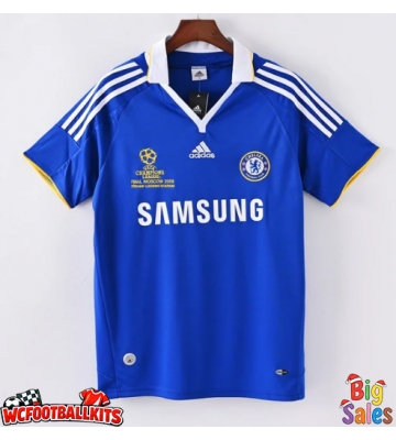 Chelsea 2008-2009 Retro Home Shirt Men Short Sleeve