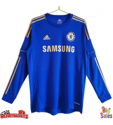 Chelsea 2012-2013 Retro Home Shirt Men Long Sleeve